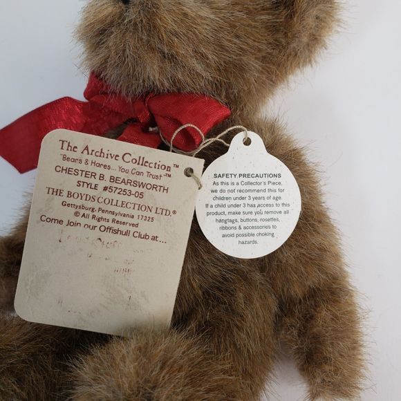 Boyds Bears Archive Collection Chester B Bearsworth Bear w/Tags 2001 7" Jointed - Picture 10 of 10
